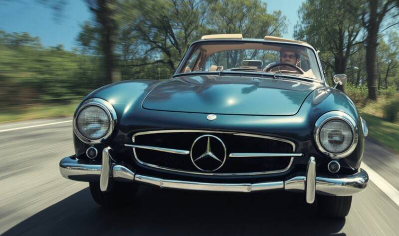 Ricorda di guidare la tua 190SL.