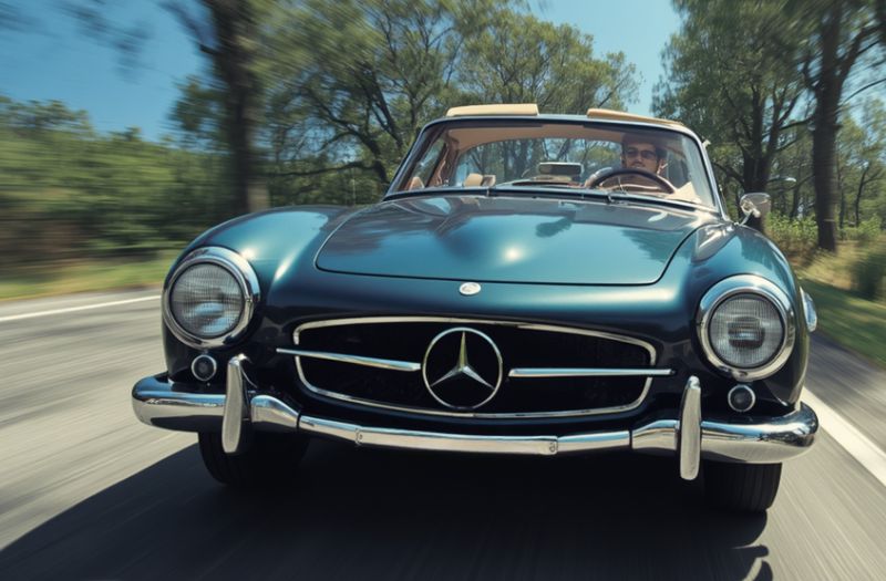 Ricorda di guidare la tua 190SL.